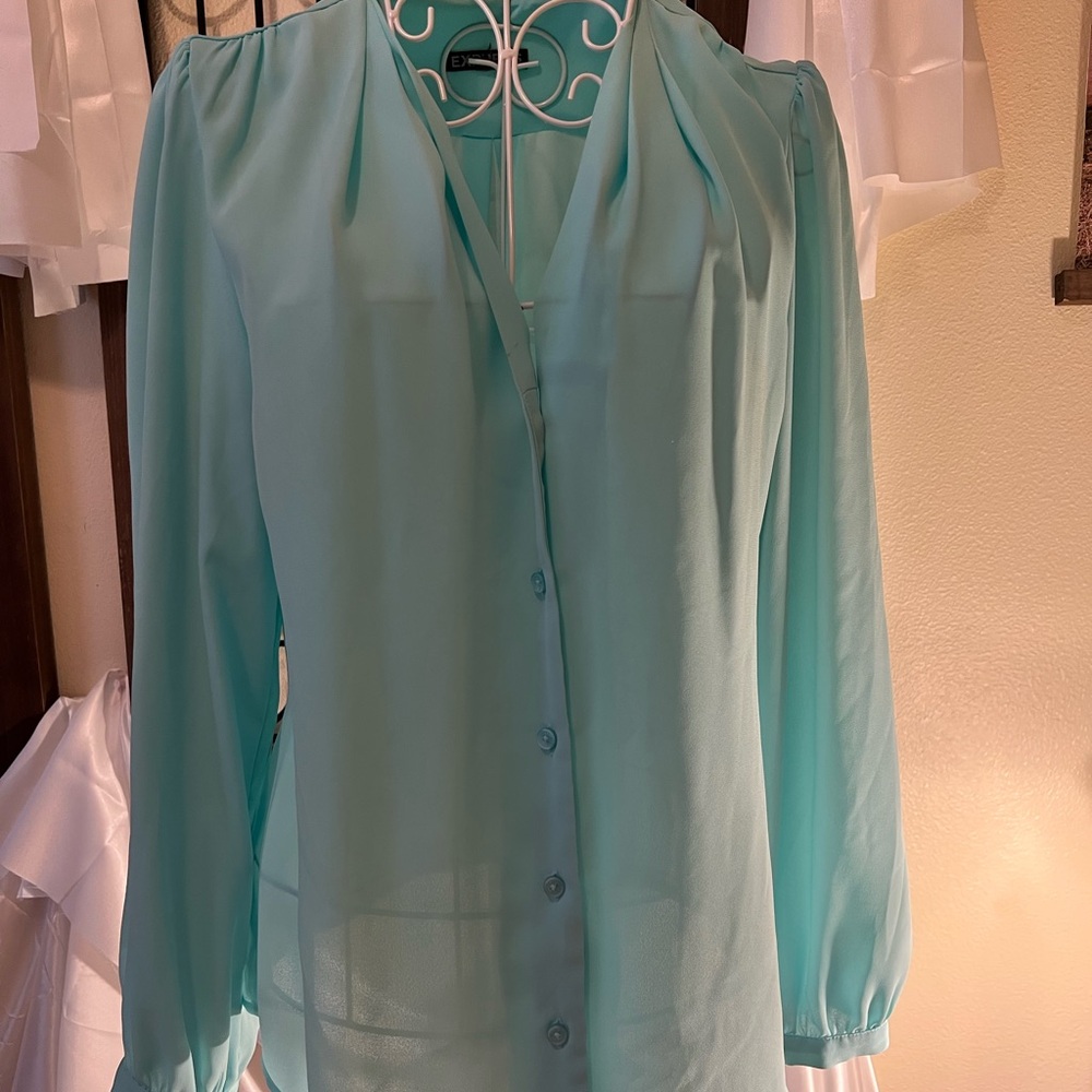 Express Aqua Blouse